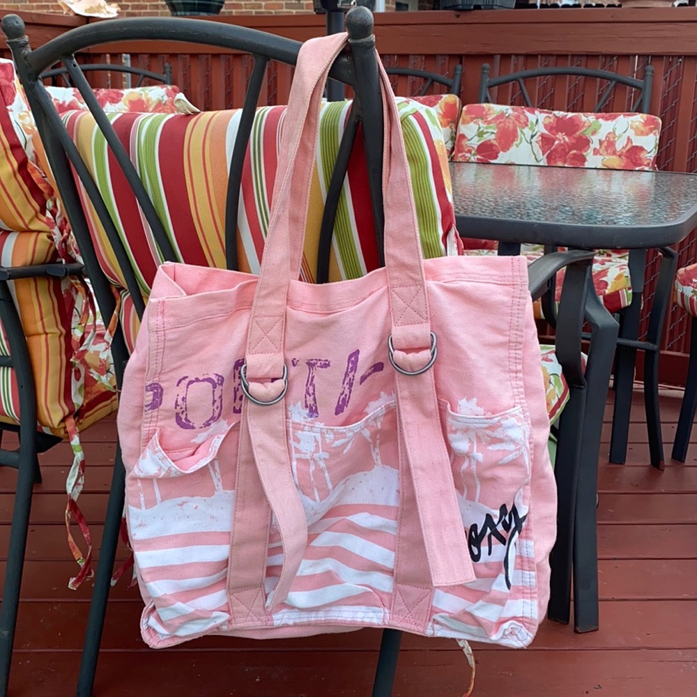 Roxy canvas tote